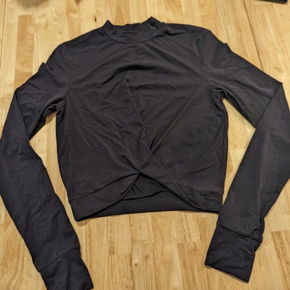 BuffBunny Knotty & Nice Crop Top - Onyx Black - S - Picture 3 of 4